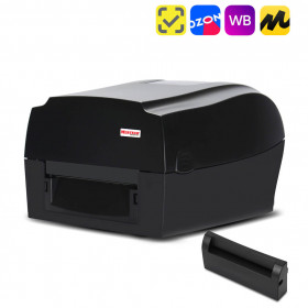 Термотрансферный принтер этикеток MPRINT TLP300 TERRA NOVA USB, RS232, Ethernet Black с отрезчиком