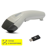 Беспроводной  сканер штрих-кода MERTECH CL-610 BLE Dongle P2D USB White